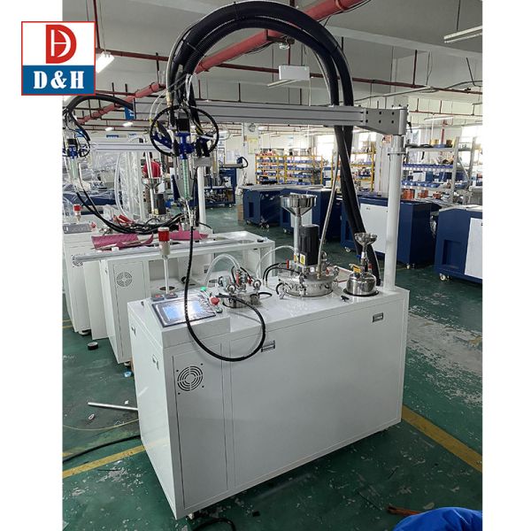 liquid silicone electronic potting compound machine 2K DOS Led  rubber mixing machine