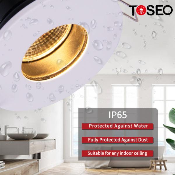 Fire Rated Recessed Dimmable LED Down Lights 68mm 11 Watt 4000k
