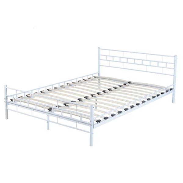 Antique Style Metal Double Bed Strong Sturdy Construction Easy To Clean