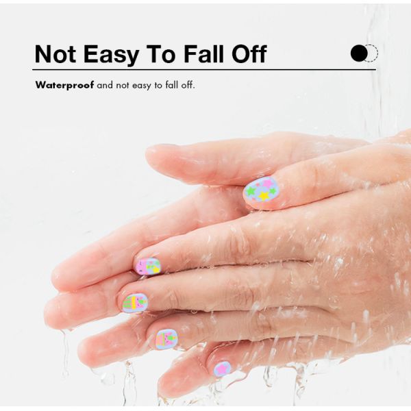 Chic DIY Nail Art Kit For Pretend Play Preschool Girls Environment Friendly