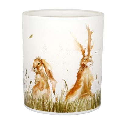 Fox Rabbit Glass Vessel Natural Scented Candles Burning Time 45 Hours