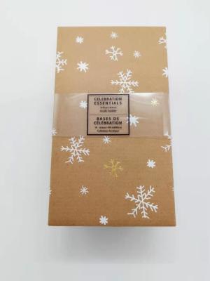 O floco de neve Sleeved caixas onduladas laminadas do papel de embalagem