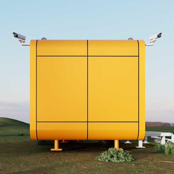 Wind Resistance Grade 9 Prefabricated Beach Small Capsule Luxury Home Mobile Container Outdoor Hotel Modular House