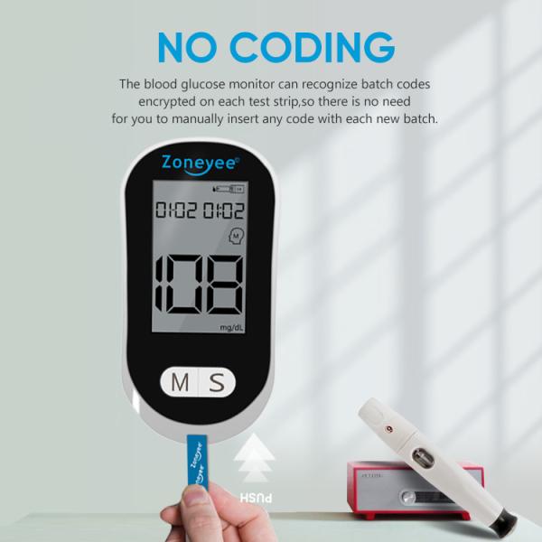 Medical Accuracy Glucometro Blood Glucometer With Test Strips Blood Sugar Monitor Diabetic Kit Blood Glucose Meter