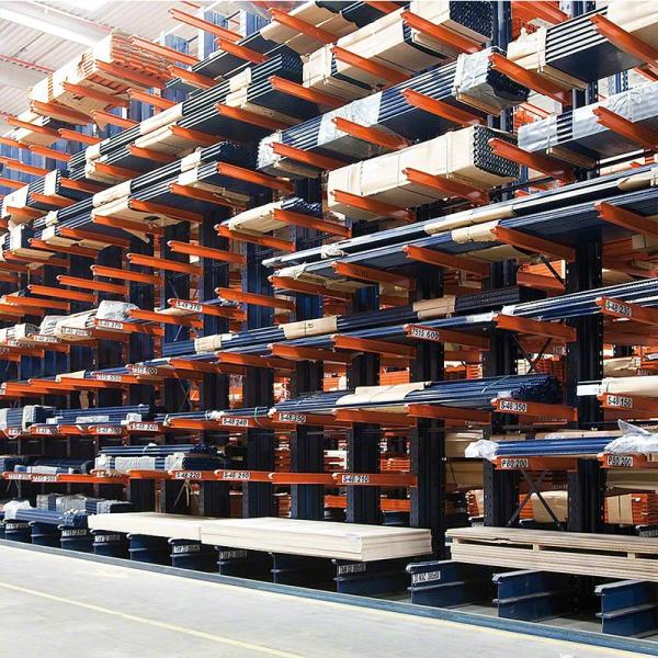 Sistema de estantería en voladizo de alta resistencia de acero Q235B OEM con recubrimiento en polvo