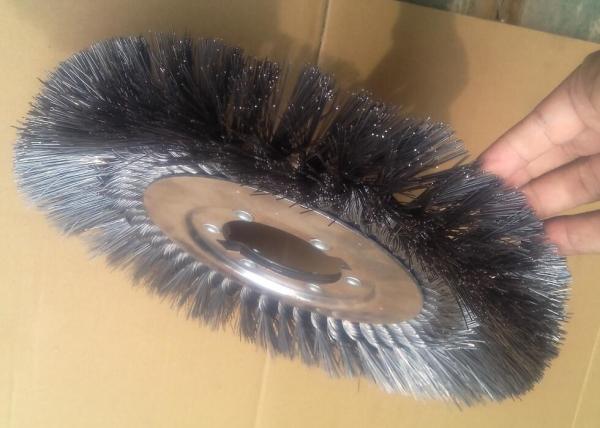 Pipeline Wire Wheel Brushes / Twisted Knot Wheel Brushes for Surface Treatment