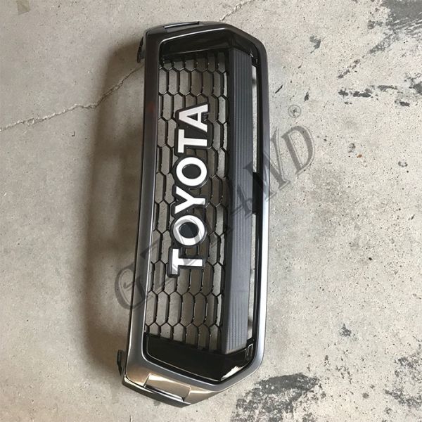 Логотип Рокко 2018 2019 Тойота Хилукс ТРД Адвокатуры гриля фронта волокна углерода Имитайон