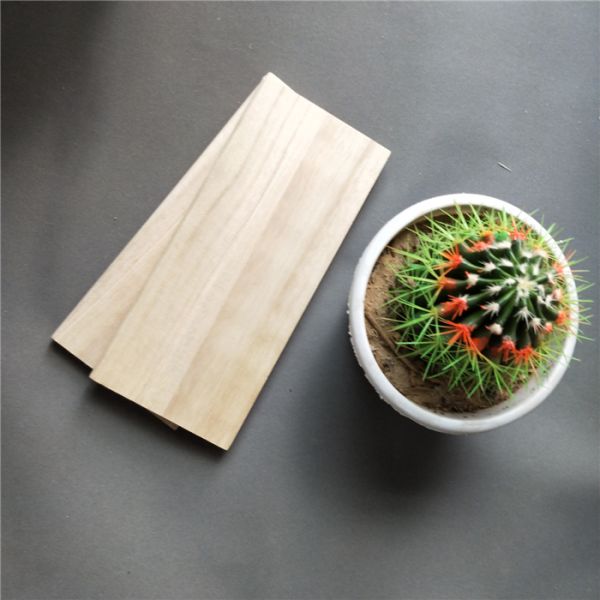 Tablero de cajones de paulownia contemporáneo Tablero lateral de madera para muebles