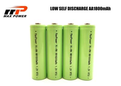 500 Cycles 1.2V AA 1800mAh NIMH Battery Cell MSDS UN38.3