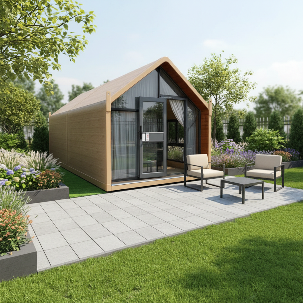 Stylish Eco-Friendly Modern Prefab Home Safe Lightweight Steel Irregular House Durable Container for Hotel Use with Kitchen