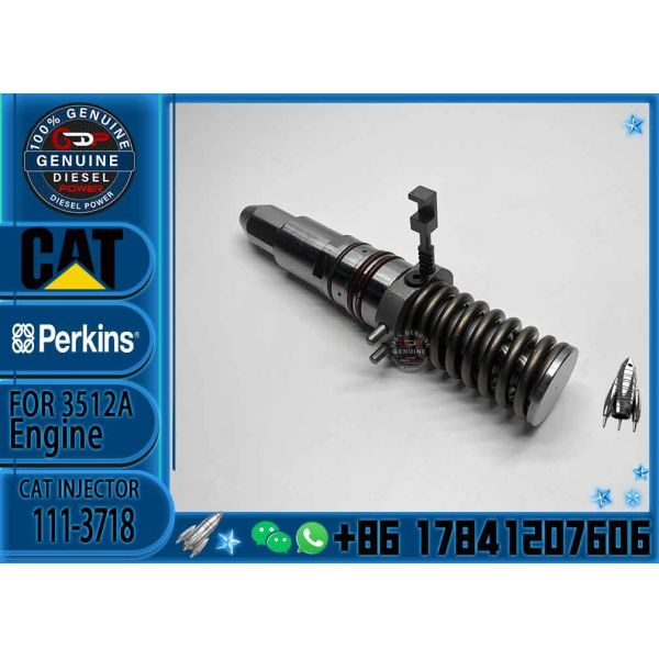 Construction Mechanical Engine Parts Diesel Fuel Injectors 4P9076 111-3718 For Caterpillar 3508 3512 3516 Engine