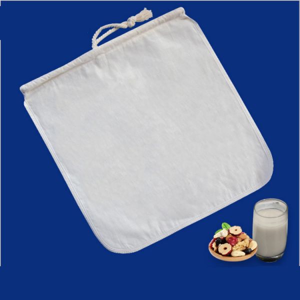 Food Grade 200 Micron Mesh Filter Bags , Nylon Nut Milk Bag 12