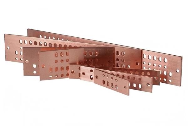 C1100 C1200 T1 T2 TP1 TP2 Cu Busbar For Earthing Lightning System