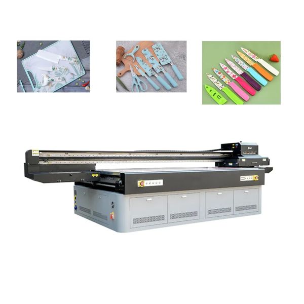 Canvas Metal Porcelain Glass Large Format Printing Machine UV Flatbed Printer