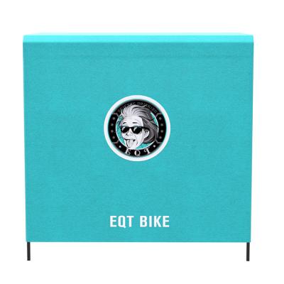 O anúncio publicitário personaliza o CE do toldo da bicicleta do reboque da carga da bicicleta habilitado