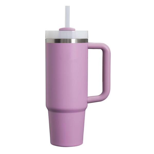 Copo Thermos de aço inoxidável 304 para manter a função quente e frio em copo de água portátil rosa escuro