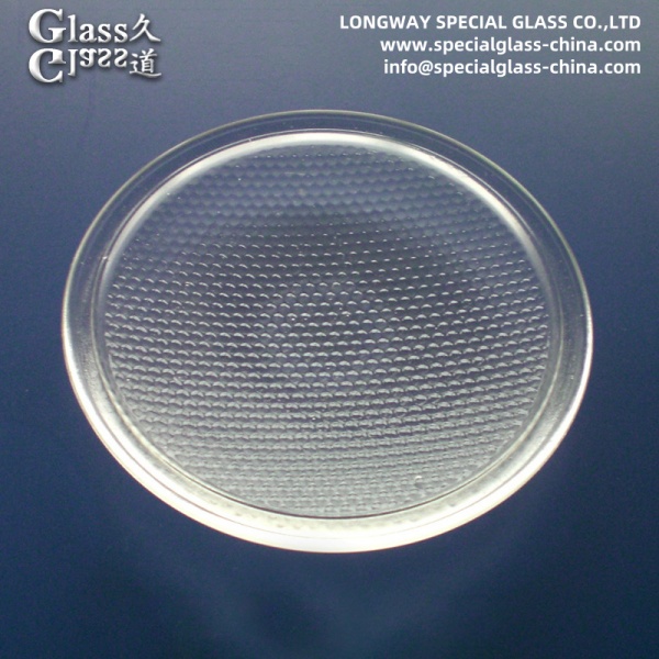 High Temperature Resistant Borosilicate Glass Lens For Light Lamp Cover