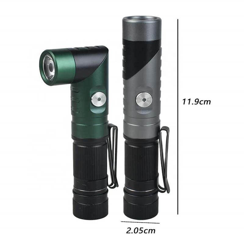 2026 New EDC Flashlight Strong Light COB Charging Working Lamp Outdoor Magnetic Cap Clip Lamp Rechargeable Flashlight