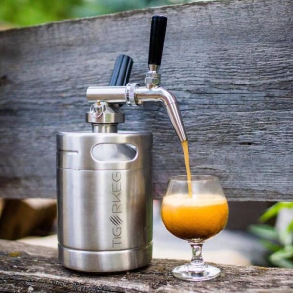 Matt Black Nitro Cold Brew Coffee Maker Food Grade 304 Stainless Steel