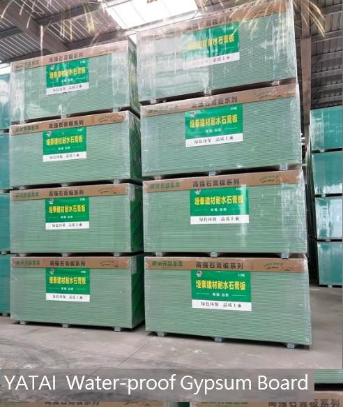 Impact Resistant Waterproof Gypsum Board Moisture Resistant For Walls