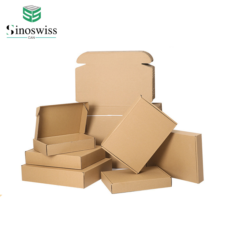 Sustainable Eco Friendly Airplane Paper Packaging Boxes Kraft Corrugated Mailer Boxes