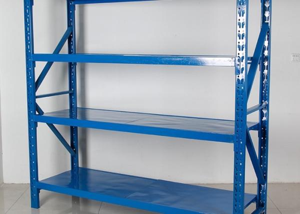 Low Carbon Rolled Steel Heavy Duty Storage Shelves For Garage 500-2000KG Capacity