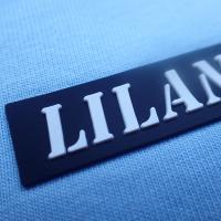 Etiquetas lisas laváveis do pescoço da transferência térmica do silicone 1.8mm