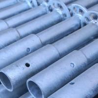 Tubos de aço soldados de acoplamento duplo móvel 0,8 mm - 12,75 mm Escavadeira multiuso acoplador reto