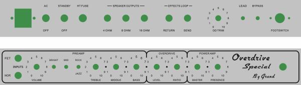 Grand Dumble Amplifier Clones D-Style Pedals ODS50 Overdrive Special Guitar AMP Replica 50W