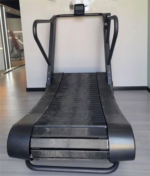 Appareils de gymnastique non motorisés coureur à air manuel courbe de tapis roulant