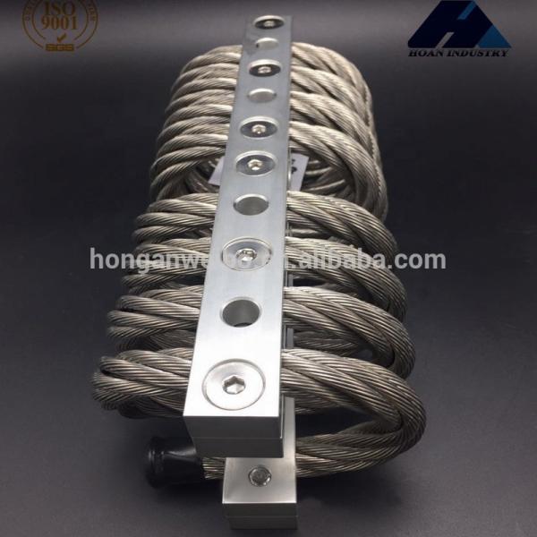 Amplificador de vibração de cordas de arame antichoque Absorção de energia