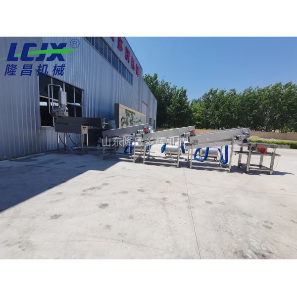 Food Grade Stainless Steel Automatic Sesame Washing Dewatering Roasting Production Line