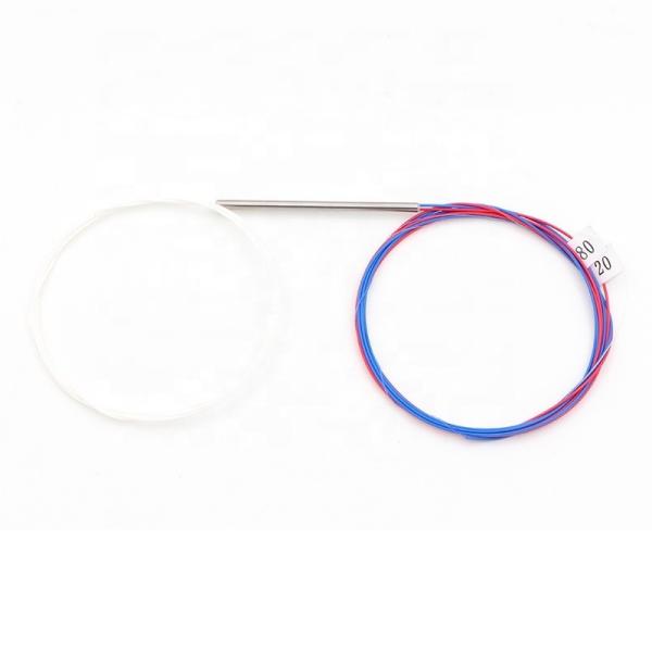 FTTH 0.9mm/2.0mm/3.0mm 1 * 2 SM Mini Fibra Óptica FBT Splitter com Relação de Splitter 1 2