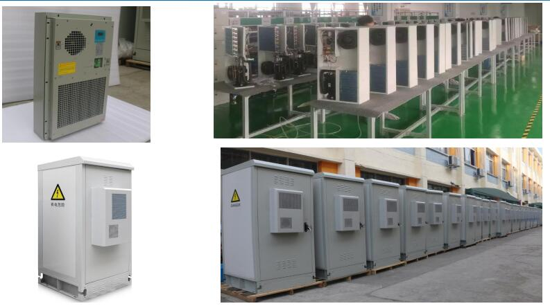 Кондиционер шкафа AC220V 60Hz 500W на открытом воздухе с экологическим хладоагентом