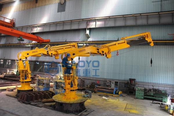 China marine crane supplier Ship Side Crane- Foldable Marine-Cranes For-Sale