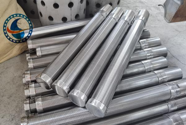 SS304 Rod Based Continuous Slot Wedge Wire Screen Pipe