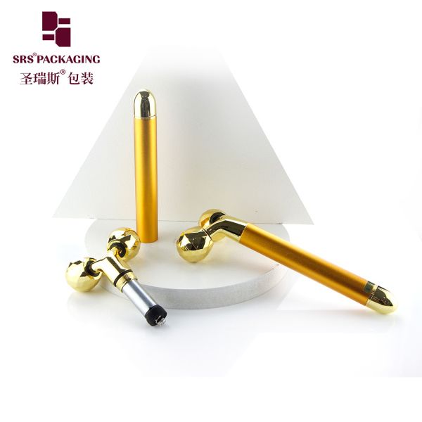 wholesale gold luxury vibrating face lift Y shape facial beauty massage tool