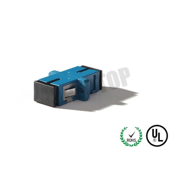 SC UPC Single Mode Fiber Attenuator , Mini Sizes SC Fiber Optic Splicing
