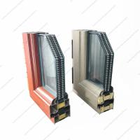 Fenêtre d'aluminium en aluminium va-et-vient de pont de coupure de système Windows de Windows de balcon de résistant à l'eau d'ouragan