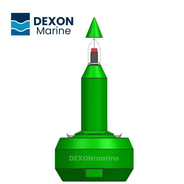 High Visibility Green Lateral Navigation Buoy 1800mm For Coastal And Offshore Marking