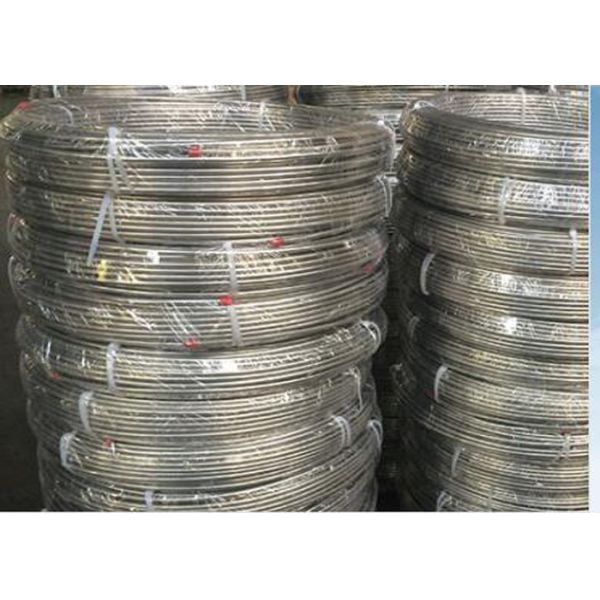 304 / 304L Stainless Steel Coil Tubing , High Pressure Stainless Steel Pipe Coil