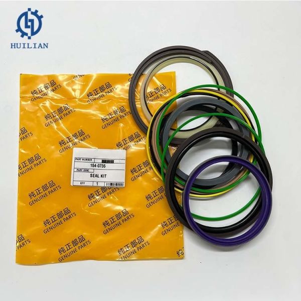 Excavator rpilar 456-0199 231-6844 Hydraulic Cylinder Oil Seal  154-0735 154-0757 154-0748 Boom Cylinder Seal Kit Repair Seal