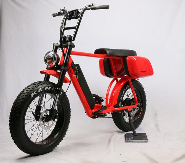 48V 750W New design 2022 Electric Fat Tire Bike , Electric Fat Tire Bicycle EN15194