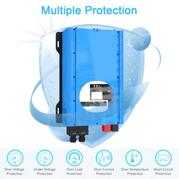 3KW Pure Sine Wave Inverter Bidirectional Grid Connected Inverter With LCD Display