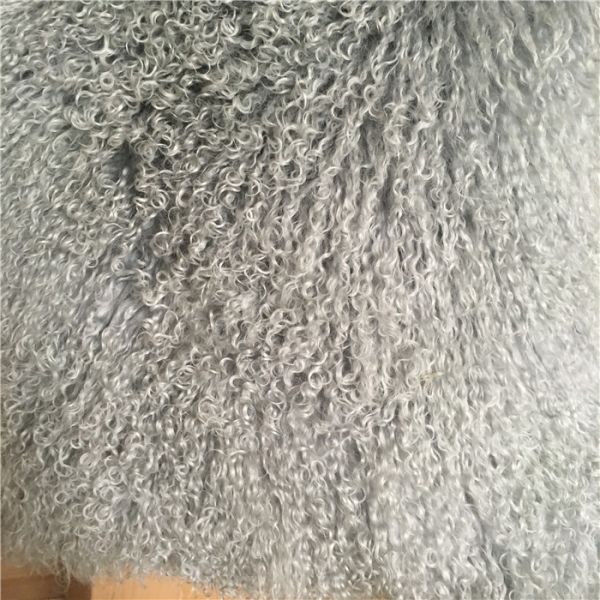 Mongolian Fur Decorative Pillow Mongolian Lamb Fur Throw Pillow Pure Mongolian Throw Pillow