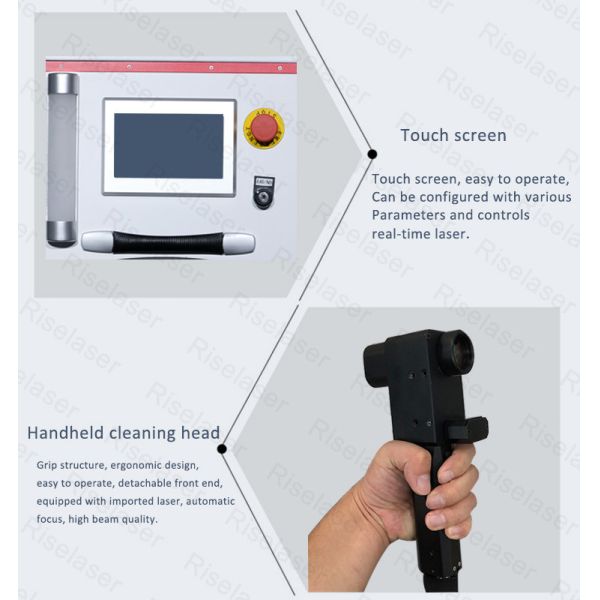 Цена машины лазера вагонетки handheld очищая хорошая для ржавчины металла извлекает