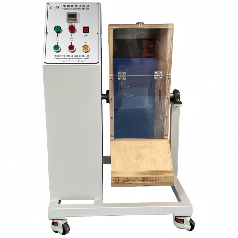 IEC 60730-1 Tumbling Barrel Tester with 500mm Fall Height 5 RPM Rotation Speed and 3mm Steel Impact Surface