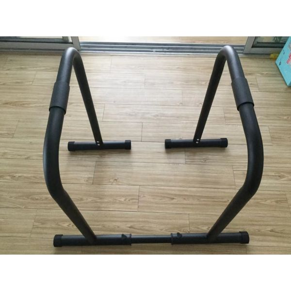 Indoor stand Push up Bicep Triceps Muscle Strength Dip Station multi function round metal tube adjustable height Parallel Bars
