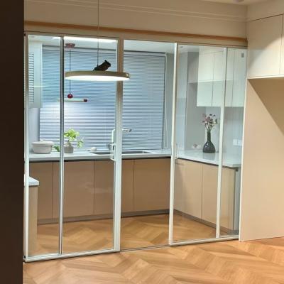 Premium Weather Resistance Aluminum Narrow Frame Sliding Door with Tempered Glass