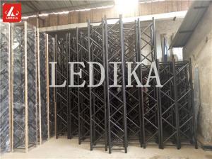 Matt Black Aluminum Spigot Truss For Indoor Concert Parties , DJ Truss System